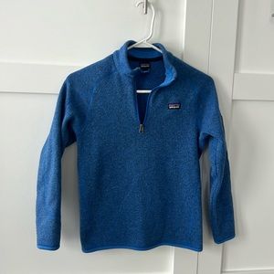 Boys Patagonia half zip better sweater